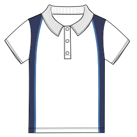 Fashion sewing patterns for School Polo T-shirt 6027